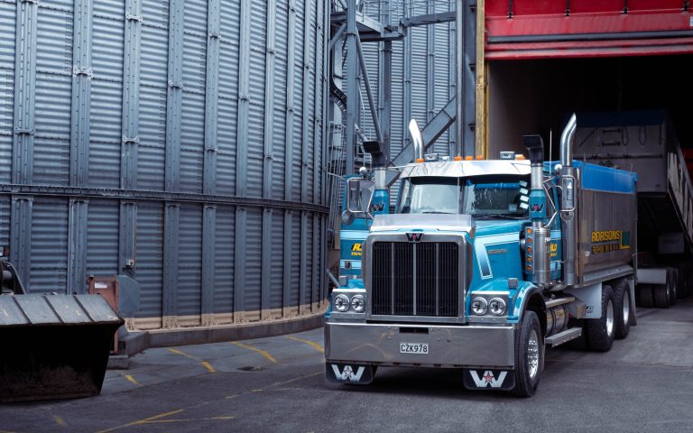 waste disposal truck with waste management fleet tracking axle load data